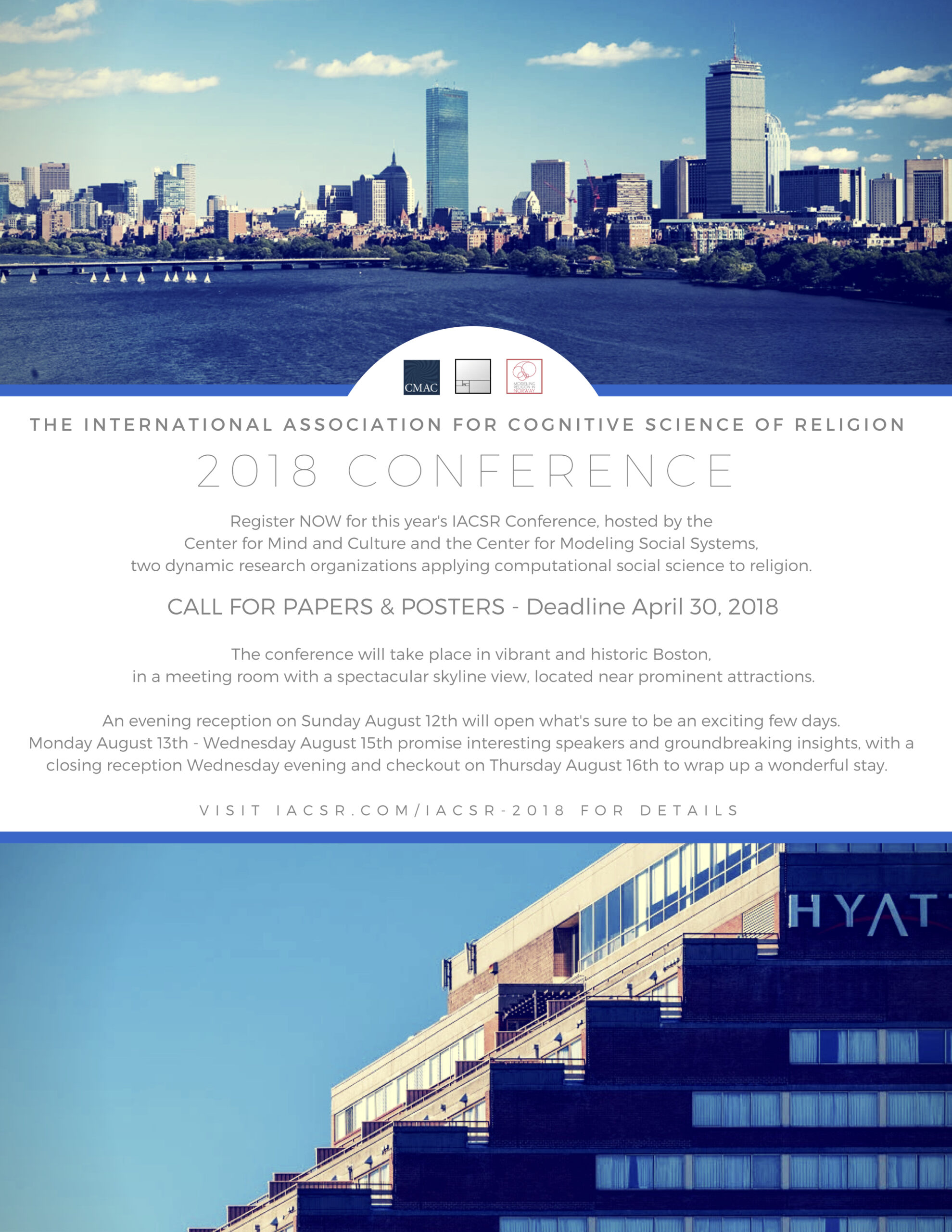 International Association for the Cognitive Science of Religion 2018 Conference